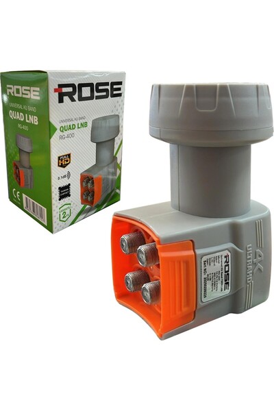 Rose RG-400 4lü Lnb (Quad) 0.1db Full Hd