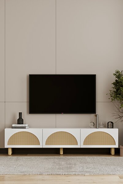 Mufi WooD BOHEM AYAKLI HAZERANLI TV ÜNİTESİ