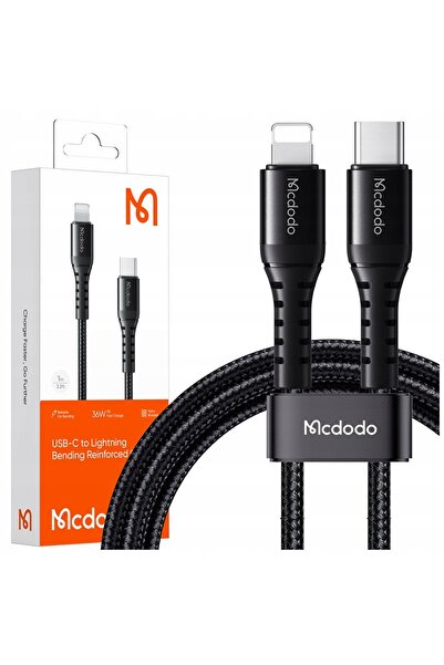 Mcdodo Cablu USB-C la Lightning scurt, încărcare rapidă pentru iPhone 13 14, ...