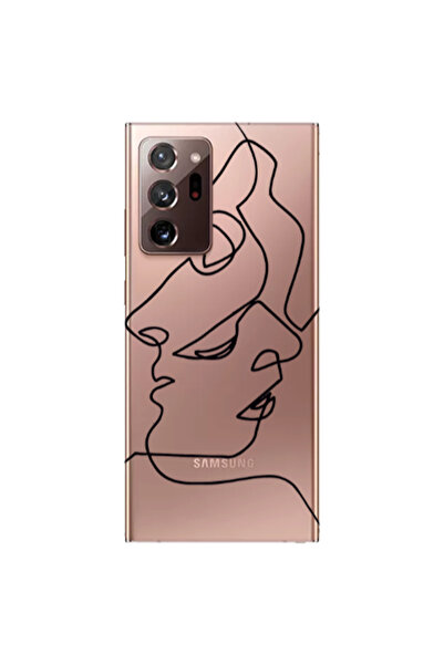 Other Samsung Note 20 Ultra intertwined Transparent Silicone TPU Θήκη