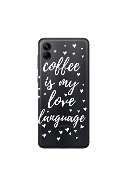 Other Samsung A04 Coffe is my love language Transparent Silicone TPU Θήκη