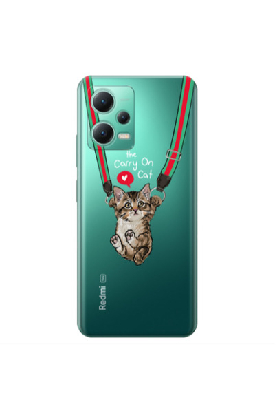 Other Xiaomi Redmi Note 12 Pro 5G Swinging cat Transparent Silicone TPU Θήκη