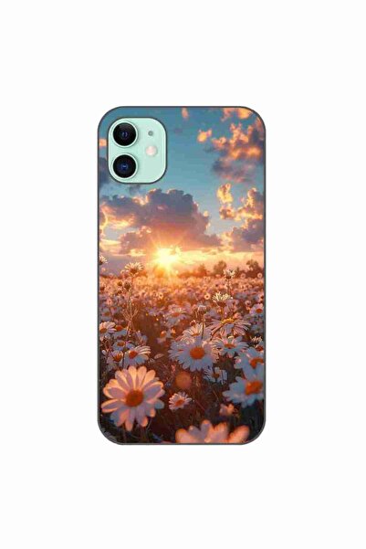 OEM Husa compatibila cu Apple iPhone 11 Silicon Gel Tpu Model Rasarit cu Flori