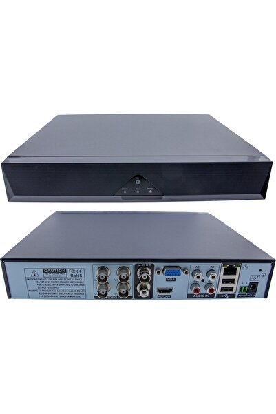 technozi 4 Kanal 5 mp Kamera Kayıt Cihazı Ahd Dvr 1080P H265+ Plus 5 in 1 Hibrit Xmeye