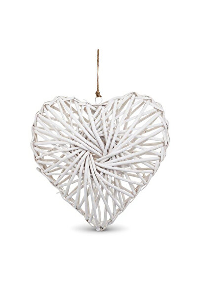 Ayawaska Decorative hanging heart, made of wood, rustic decoration for weddin...