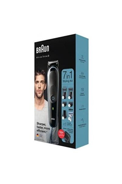Braun MGK3342 Multifunctional Hair Clipper, 7-in-1 Hair Clipper