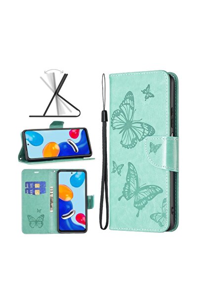sscase Two Butterflies Θήκη Πορτοφόλι Green (Xiaomi Redmi Note 11/Note 11s)