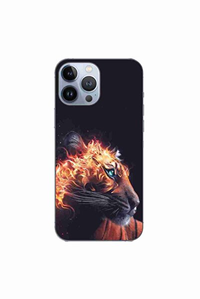 OEM Husa compatibila cu Apple iPhone 13 Pro Max Silicon Gel Tpu Model Flamebo...
