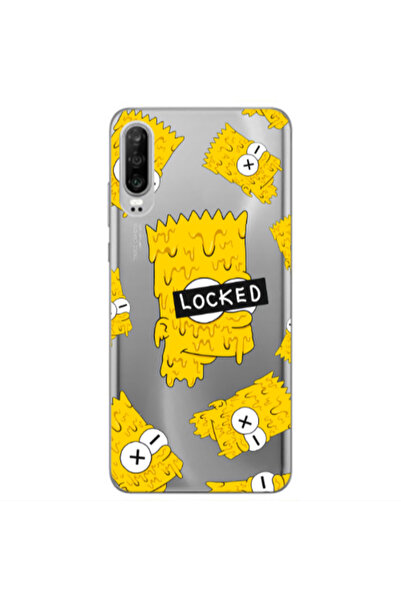 Other Huawei P30 Bart Simpson Transparent Silicone TPU Θήκη
