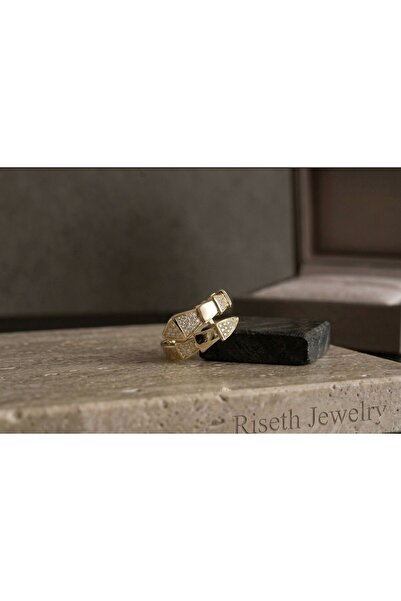 Riseth Jewelry Tiny Stone Snake Ring