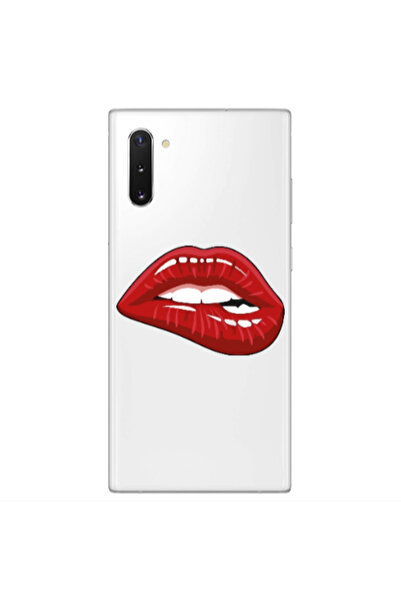 Other Samsung Note 10 Plus Shiny Lips Transparent Silicone TPU Θήκη