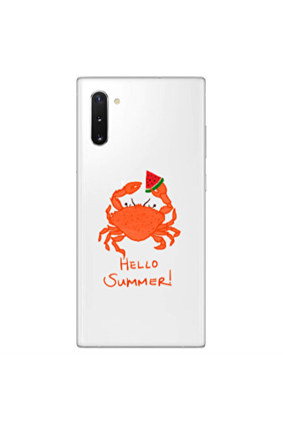 Other Samsung Note 10 Plus Hello Summer! Transparent Silicone TPU Θήκη