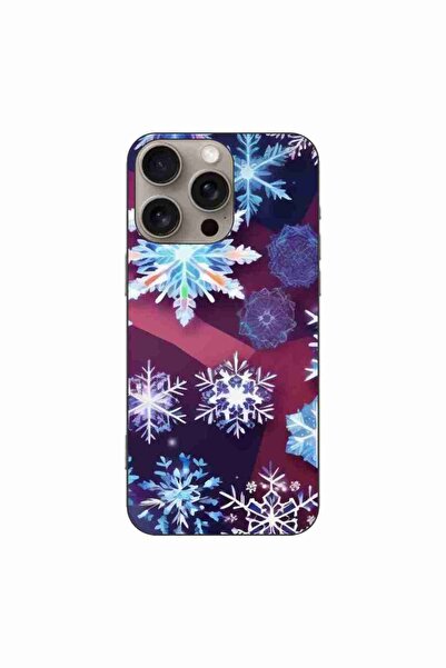 OEM Case compatible with Apple iPhone 16 Pro Max Silicone Gel Tpu Snowflake P...