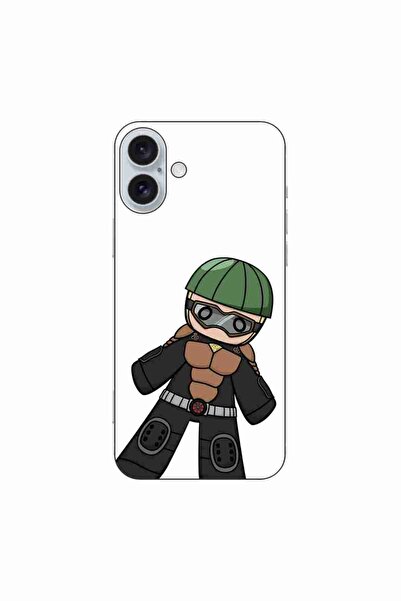 OEM Husa compatibila cu Apple iPhone 16 Plus Silicon Gel Tpu Model One Punch ...