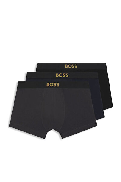 BOSS Trunk 3P Χρυσό Λογότυπο G ΜΑΥΡΟ