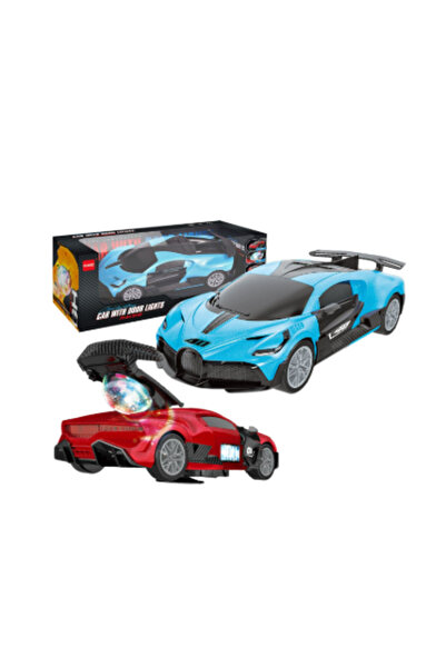 PlayFun Toy Car LED Lights Musical Sounds Interactive Bump Go Plastic Gift fo...