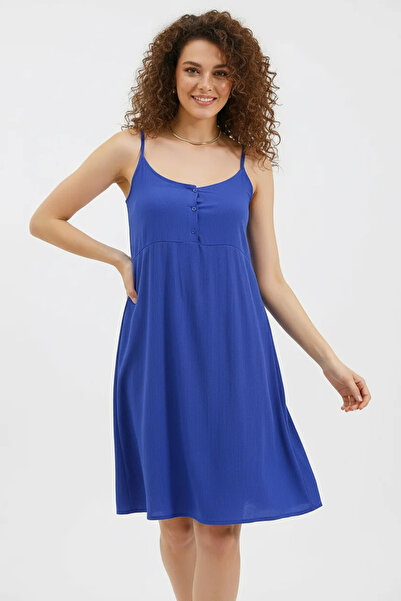 buğrahayalin Women's Strappy Layered Skirt Saks Dress