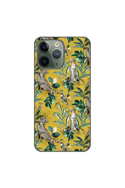 OEM Husa compatibila cu Apple iPhone 11 Pro Silicon Gel Tpu Model Yellow Jung...