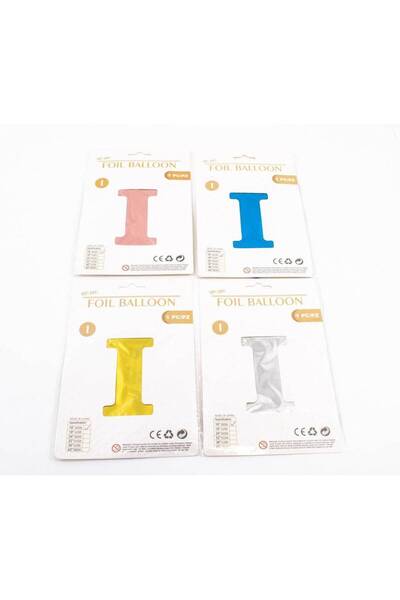 OEM Foil Balloon Letter "I" 40cm Pink