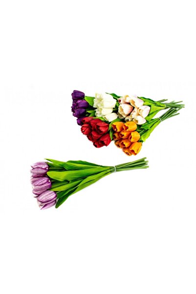 OEM Flori Artificiale Buchet 9 Lalele Legate Rosu