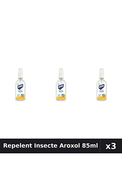 Aroxol Set 3 Loțiune Repelent Insecte 85ml - Protecție Anti-Insecte Eficientă