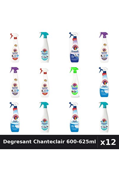 Chanteclair Set 12 Degresant Universal 600-625ml - 7 Arome, Anticalcar, Curat...