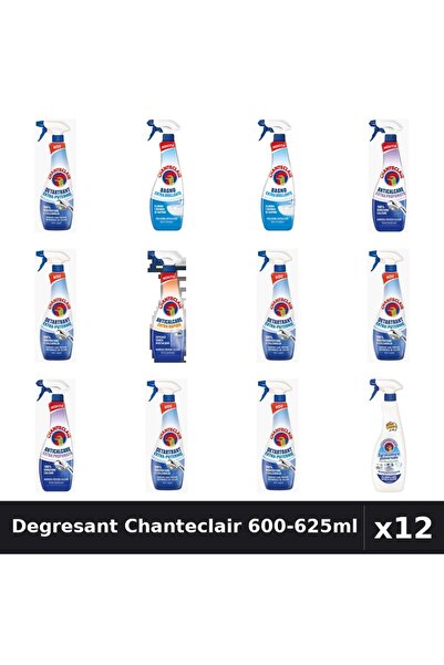 Chanteclair Set 12 Degresant Universal 600-625ml - Bicarbonat, Detartrant, An...