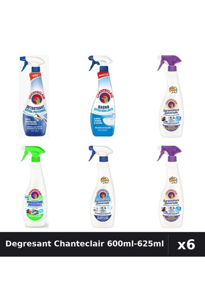 Chanteclair Set 6 Degresant Universal 600ml-625ml - Lavanda, Lămâie, Bicarbon...