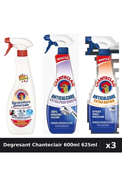 Chanteclair Set 3 Degresant Universal 600ml, 625ml - Marsilia, Anticalcar, Ex...