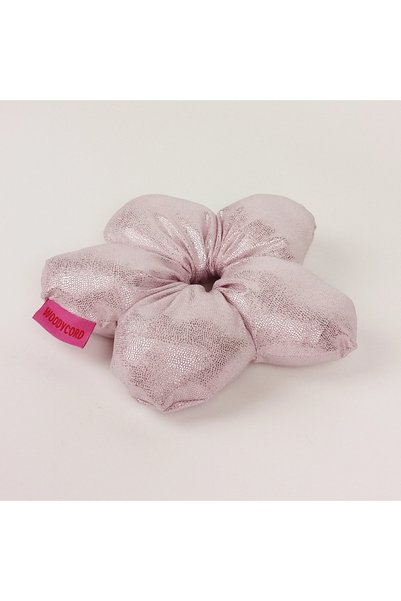 woodycord Uçuk Pink Fluffy Scrunchie Bun Clip