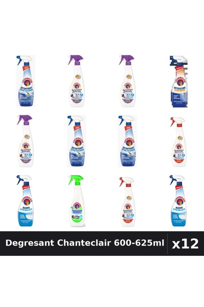 Chanteclair Set 12 Degresant Universal 600-625ml - Mosc, Marsilia, Lamaie, An...