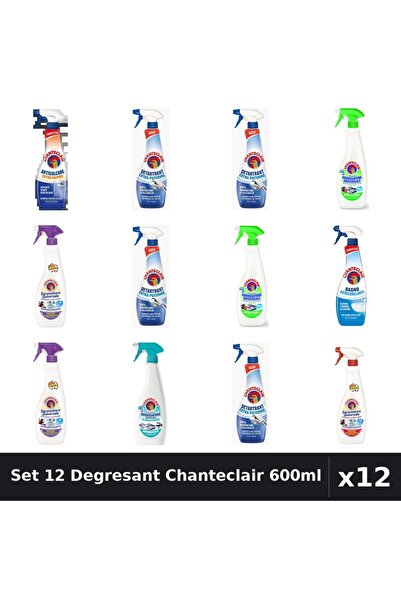 Chanteclair Set 12 Degresant Universal 600ml - Anti-Miros, Extra Puternic, Ex...