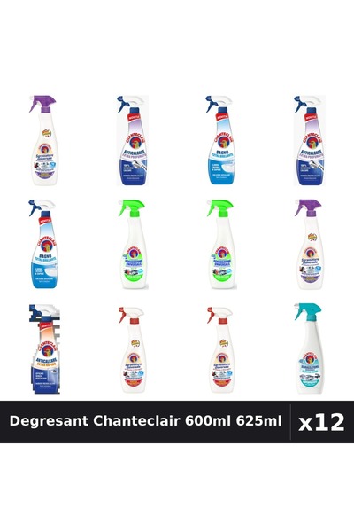 Chanteclair Set 12 Degresant Universal 600ml 625ml - Mosc, Lămâie, Marsilia, ...
