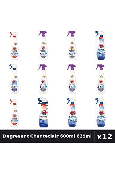 Chanteclair Set 12 Degresant Universal 600-625ml - 6 Arome, Detartrant Extra ...