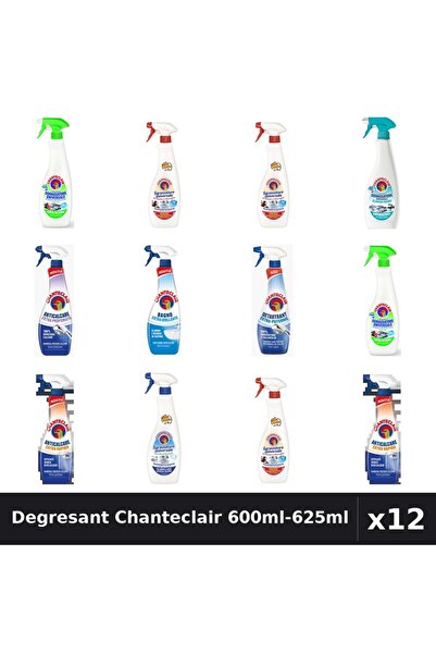 Chanteclair Set 12 Degresant Universal 600ml-625ml - Lamaie, Marsilia, Bicarb...