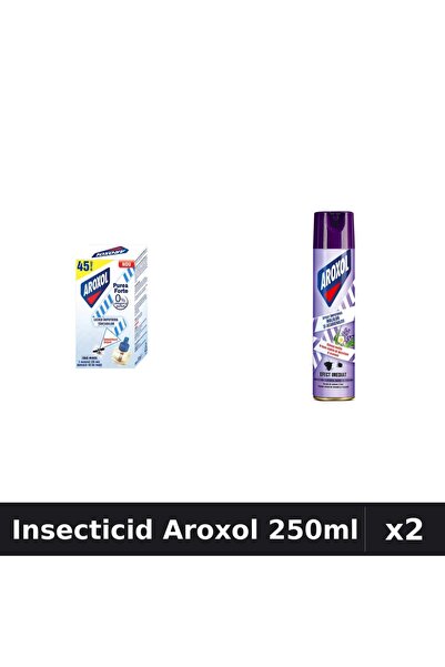 Aroxol Set 2 Insecticid - Aparat Electric cu Rezerve și Spray 250ml - Protecț...