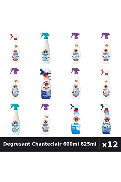 Chanteclair Set 12 Degresant Universal 600ml - Marsilia, Lavanda, Mosc, Antic...