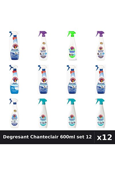 Chanteclair Set 12 Degresant Universal 600ml - Mosc, Lamaie, Bicarbonat, Anti...