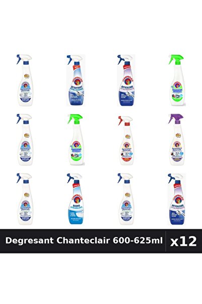 Chanteclair Set 12 Degresant Universal 600-625ml - Bicarbonat, Lămâie, Marsil...