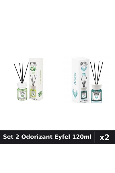 Eyfel Set 2 Odorizante Camera Betisoare, Angel, Iasomie, 120 ml