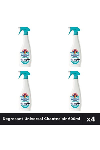 Chanteclair Pachet 4 Degresant Universal 600ml - Anti-Miros, Curatenie Eficienta