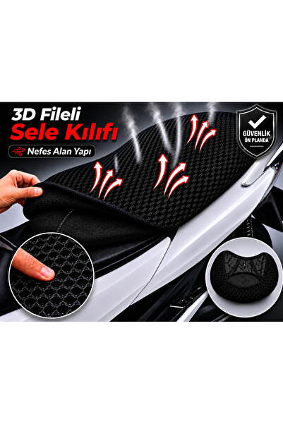 Vi Caro Husa scaun motocicleta Musatti Bella 50 Husa scaun din plasa 3D Prote...