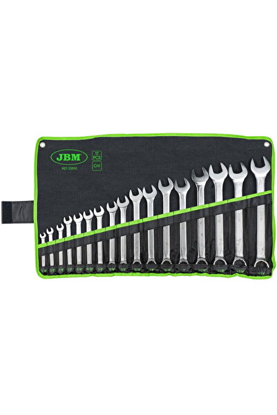 JBM Top Bottom Set OF 17 COMBINATION WRENCHES IN 5/16", 3/8", 7/16", 1/2", 9/...