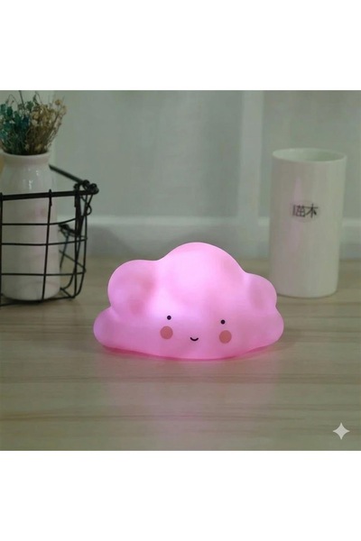 HERBALACCESSORY Gülen Tasarımlı LED Işıklı Masa ve Gece Lambası – Sevimli ve ...