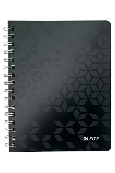 Leitz Caiet de birou WOW, PP, certificare FSC, reciclabil, A5, 80 coli, cu sp...