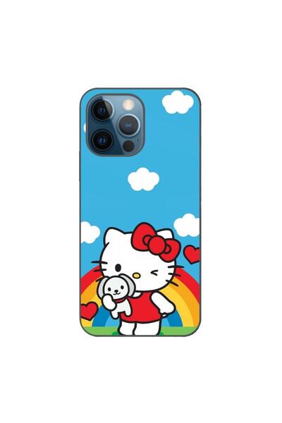 OEM Husa compatibila cu Apple iPhone 12 Pro Silicon Gel Tpu Model Hello Kitty...