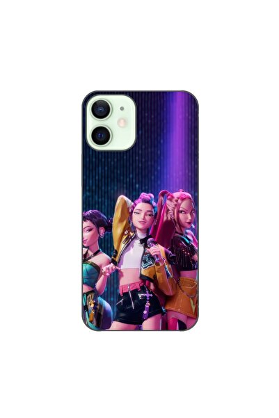 OEM Husa compatibila cu Apple iPhone 12 Mini Silicon Model KPop Demon Hunters...