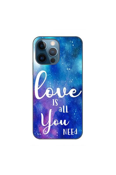 OEM Husa compatibila cu Apple iPhone 12 Pro Silicon Gel Tpu Model Love Is All...