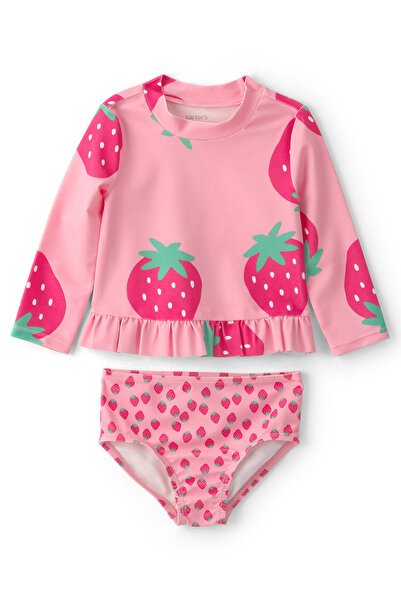 Carter's Kız Bebek Güneş Koruyucu Mayo Set 6 Ay-24 Ay Çok Renkli