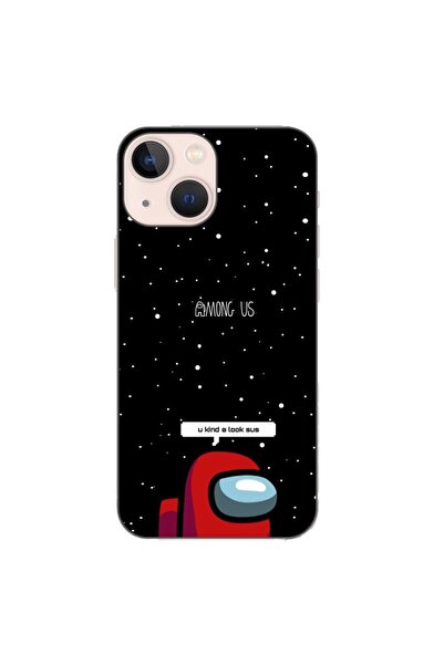 OEM Husa compatibila cu Apple iPhone 13 Mini Silicon Gel Tpu Model Among Us